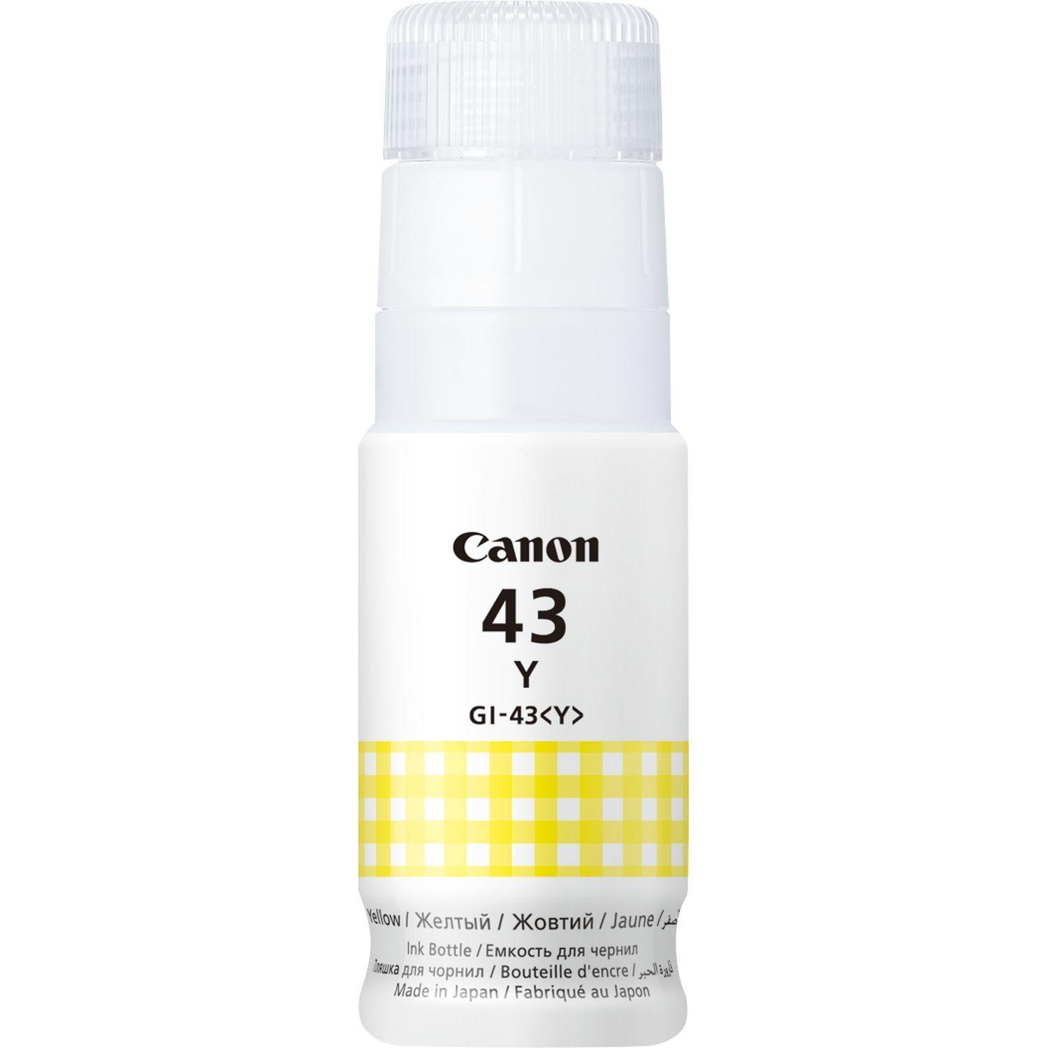 Frasco de Tinta CANON GI43Y/4689C001 (3.800 páginas - Amarelo)