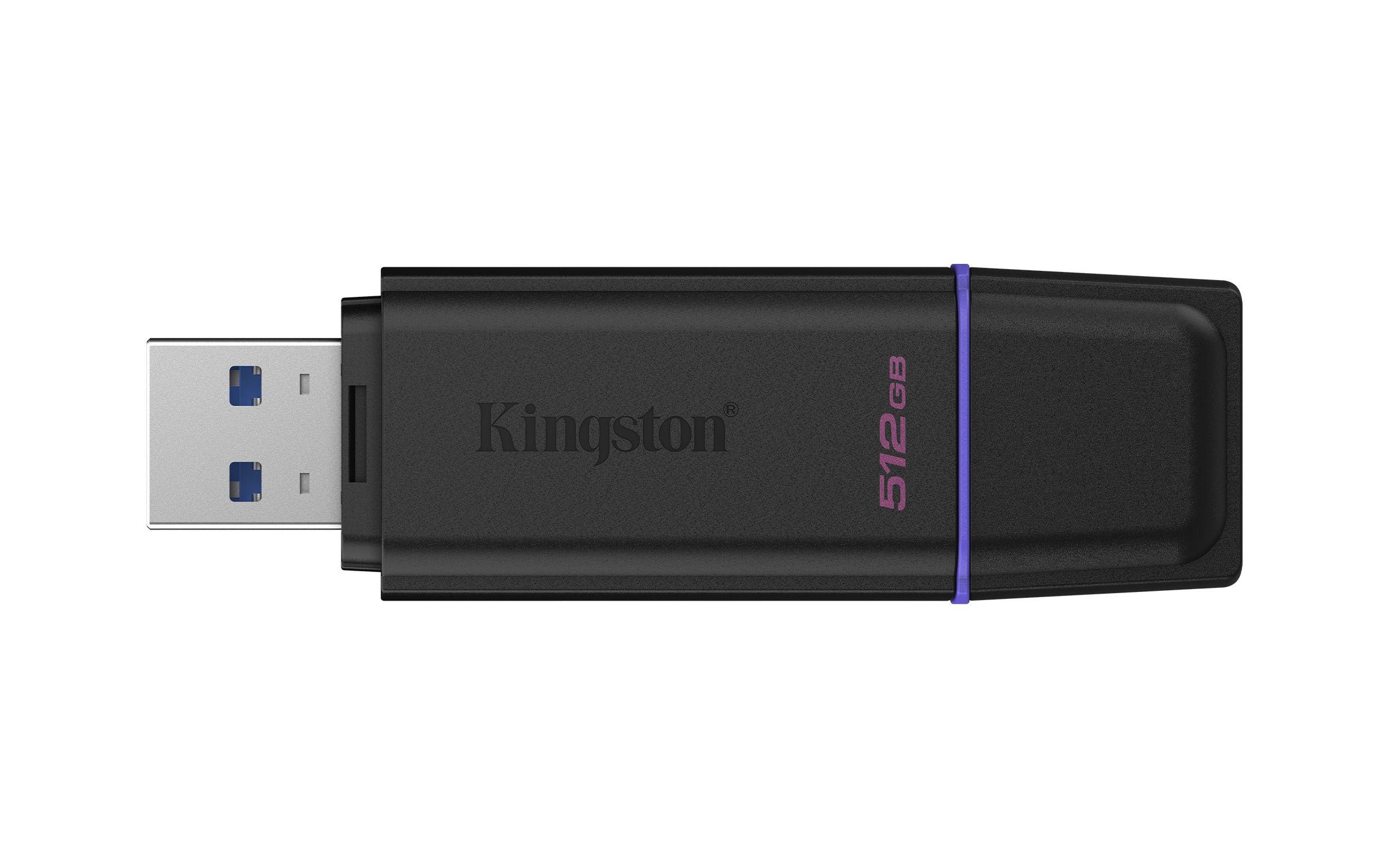 Pen USB KINGSTON DataTraveler Exodia (512 GB - USB Type-A - 3.2 Gen 1 - Preto e Violeta) — miniatura 2