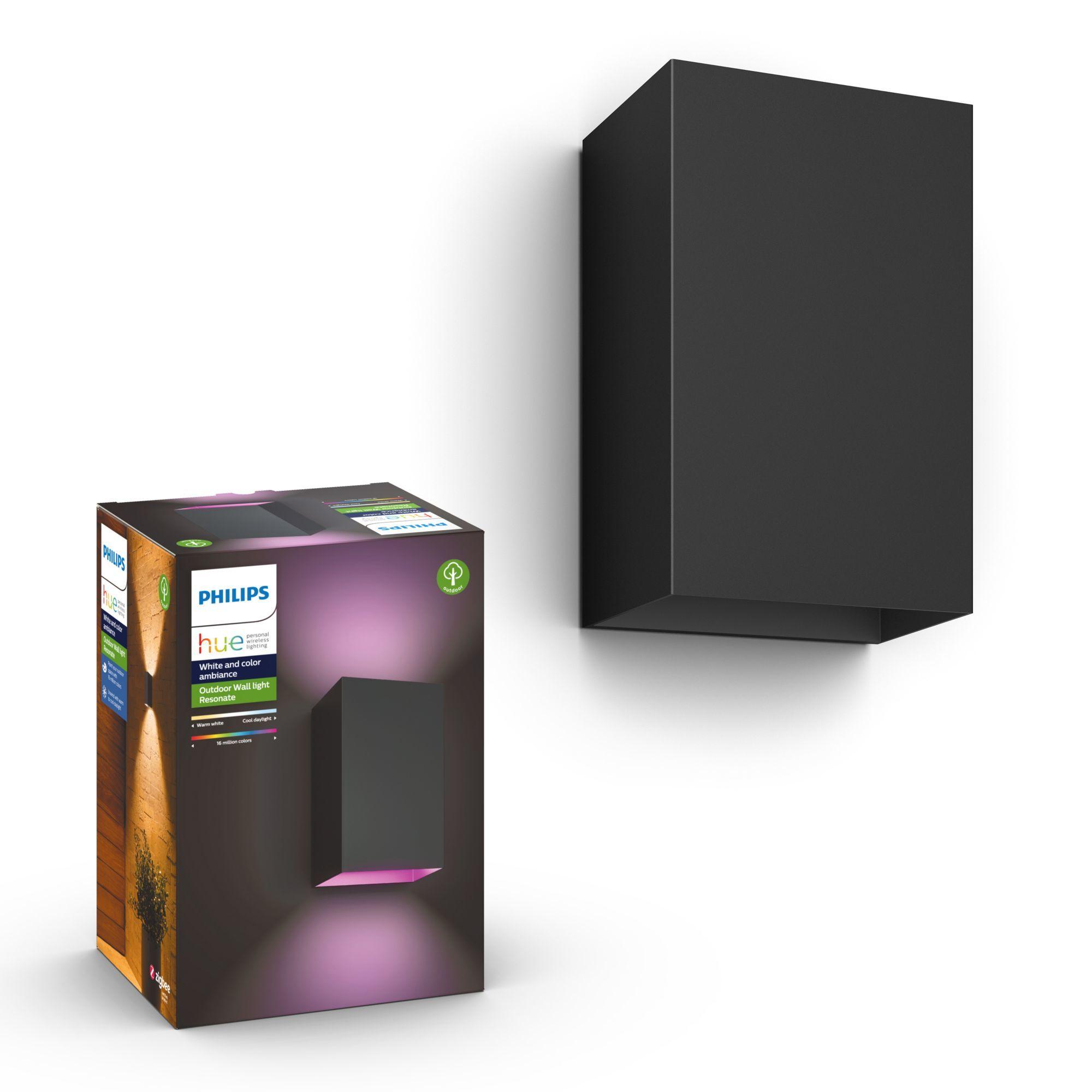 Aplique de Parede Exterior PHILIPS Hue Resonate (Metal - Preto) — miniatura 6