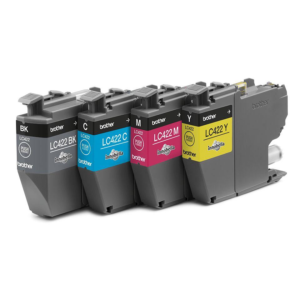 Pack de Tinteiros BROTHER LC422VAL (550 páginas - Preto, Ciano, Magenta e Amarelo) — miniatura 4