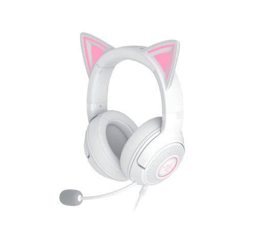 Headset RAZER Kraken Kitty V2 BT (Binaural - Sem fios - Circum-aural - Branco), imagem 1