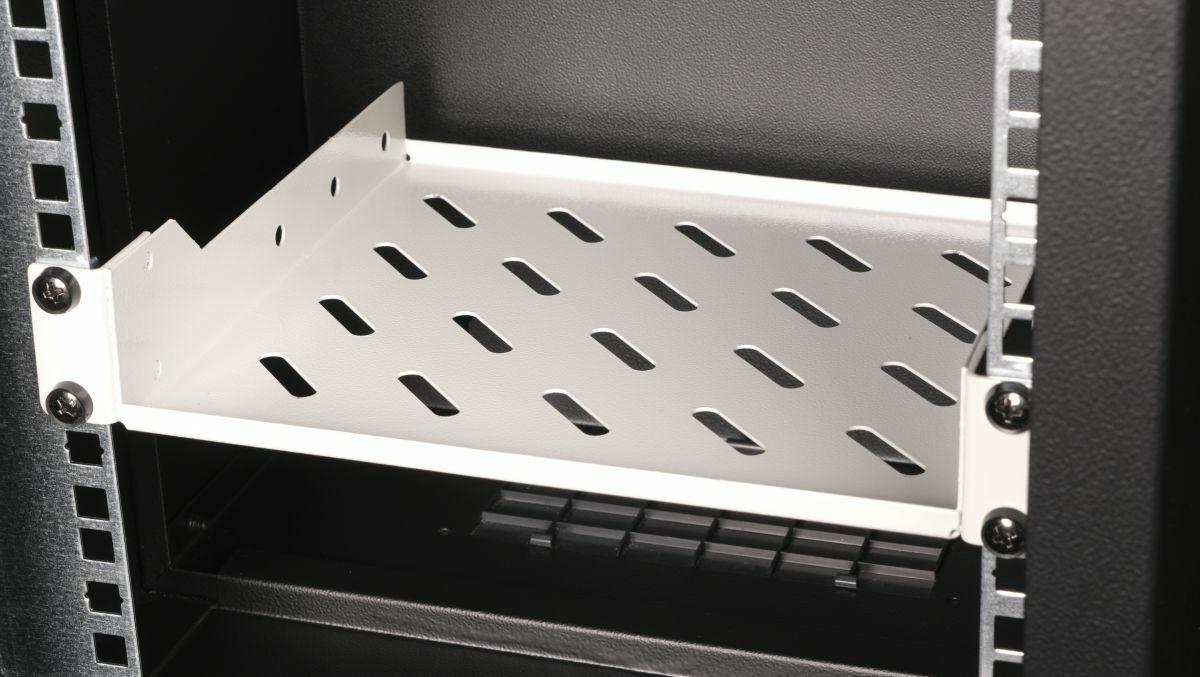 Prateleira Fixa para Rack EQUIP EZFS-10-1-20-G (10" - 1U - 200 mm - Cinzento Claro), miniatura 3