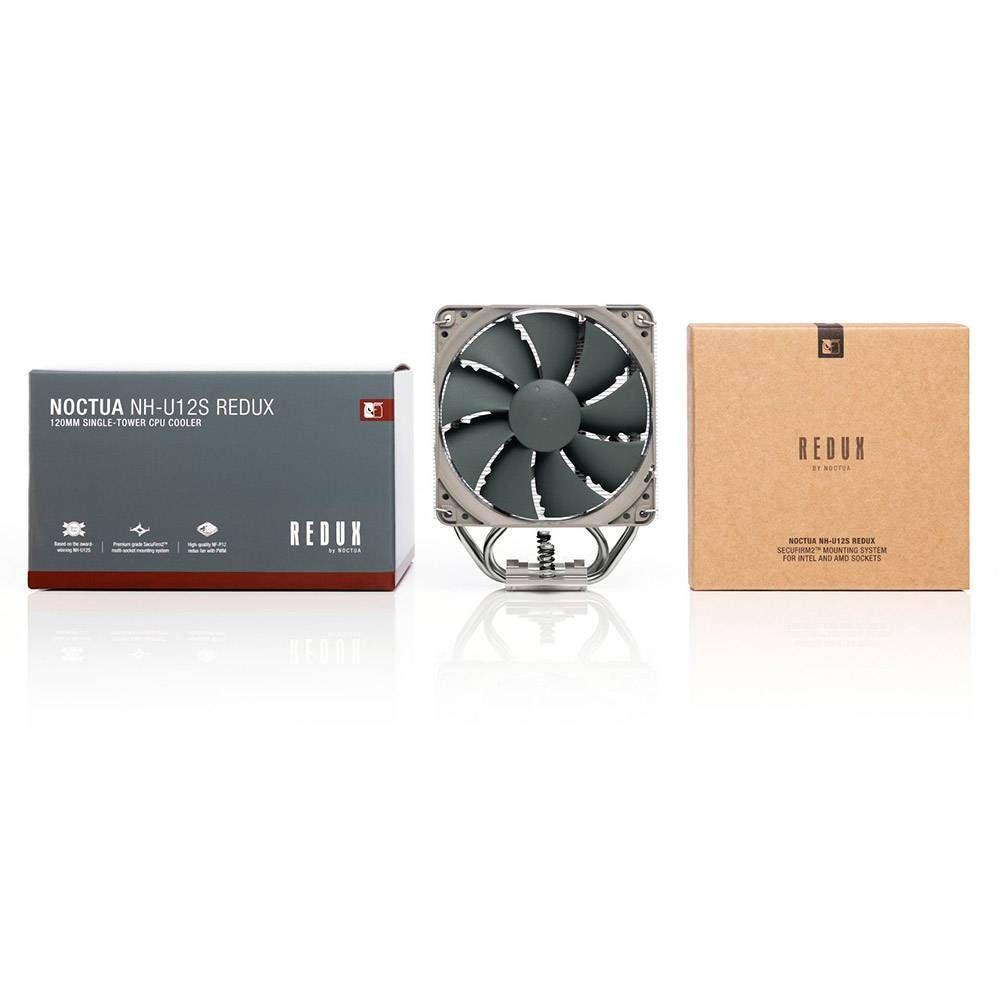 Cooler CPU NOCTUA NH-U12S redux (Aço inoxidável - Cinzento), miniatura 3