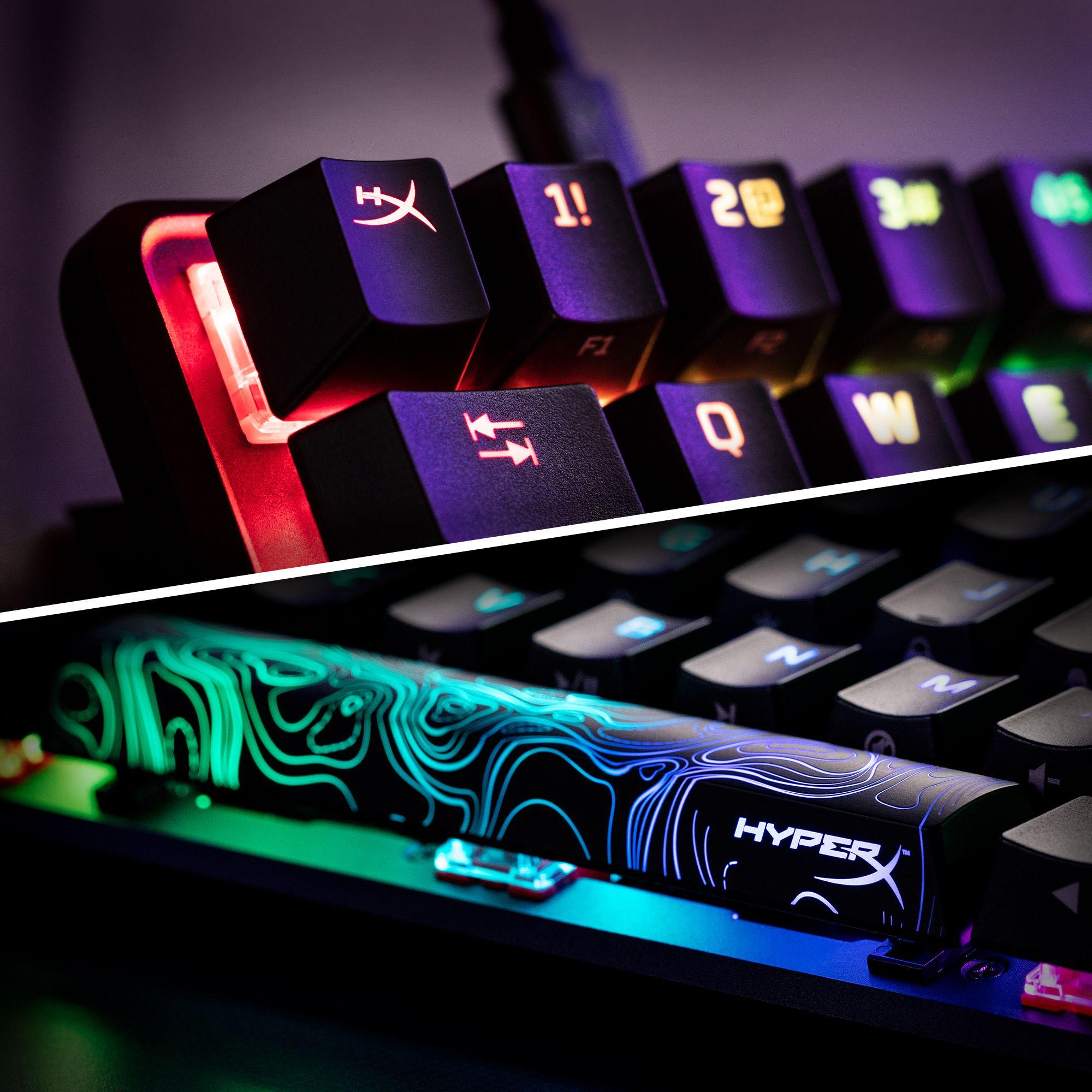Teclado HYPERX Alloy Origins 60 (Inglês - HyperX Red - 60% - Preto) — miniatura 3