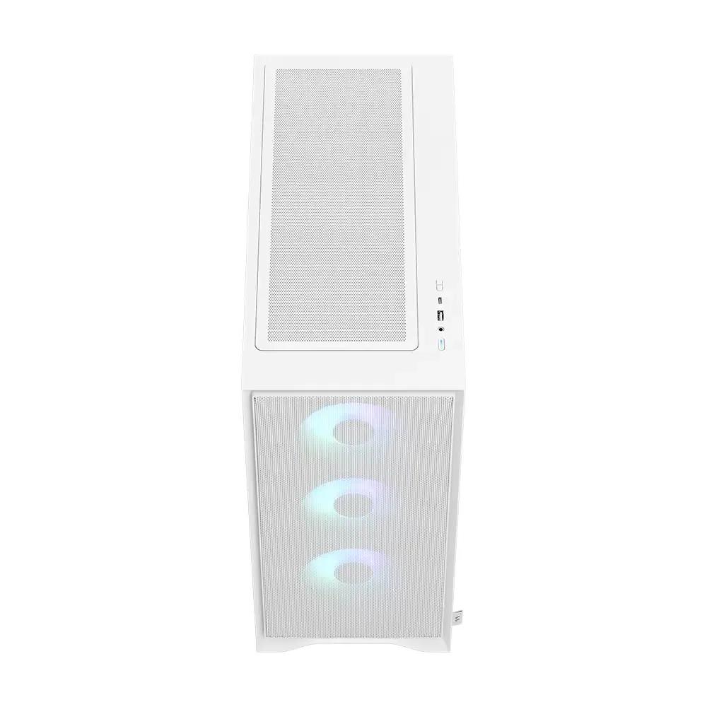 Caixa ATX FRACTAL DESIGN Pop 2 Air White TG RGB (ATX, Micro ATX, Mini-ITX - Midi Tower - Vidro temperado, aço - Branco) — miniatura 5