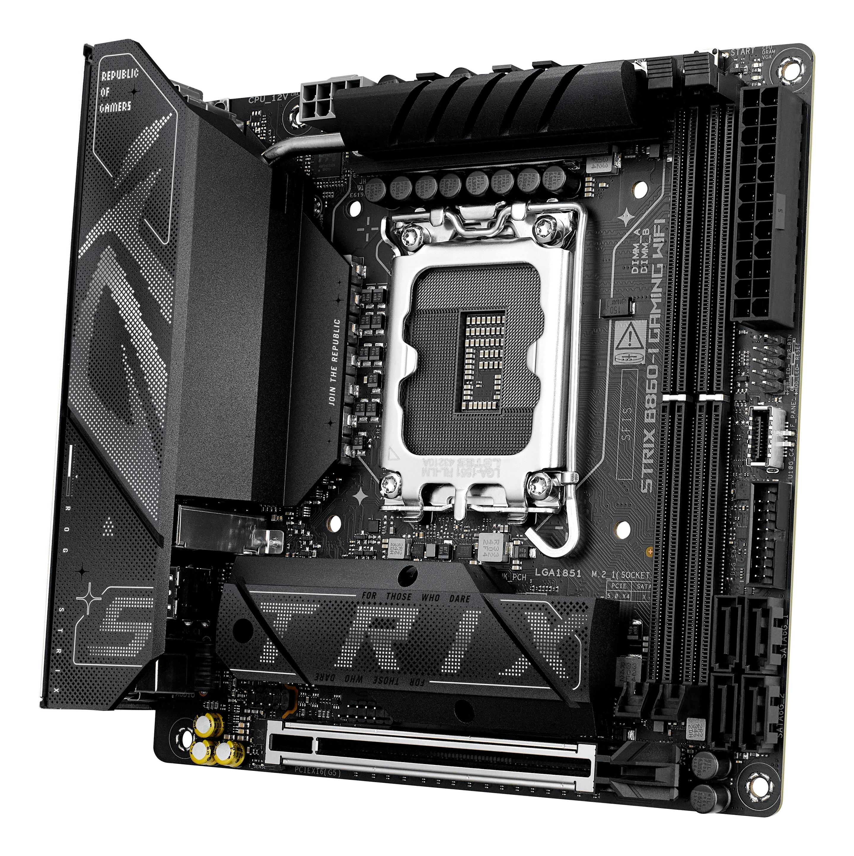 Motherboard ASUS ROG STRIX B860-I GAMING WIFI (LGA 1851 (Socket V1) - Intel Core Ultra - mini-ITX - Multicor), miniatura 2