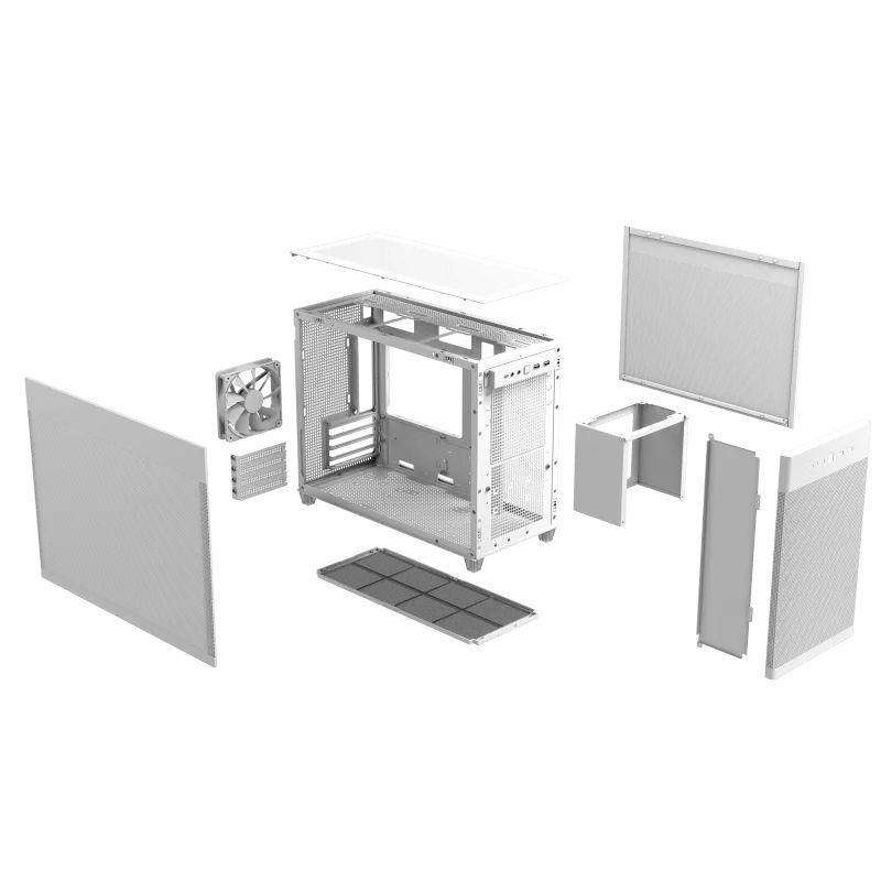Caixa PC ASUS Prime AP201 TG (micro ATX, Mini-ITX - Mini Tower - Micro-ATX, Mini-ITX - Branco) — miniatura 7