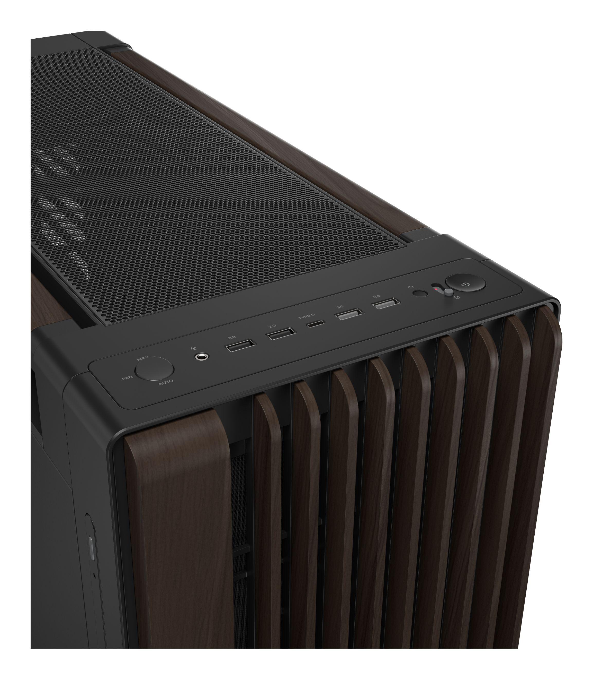 Caixa PC ASUS ProArt PA602 Wood Edition Modern Black (Midi Tower - Metal, Madeira - 18,5 cm - Preto/Madeira) — miniatura 6