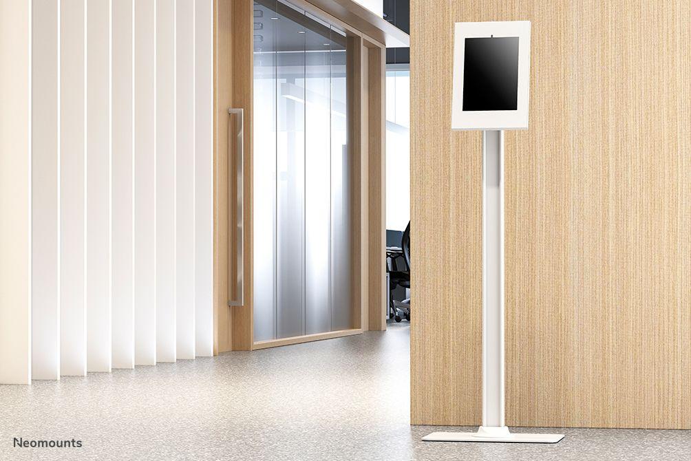 Suporte de Segurança de Chão para Tablet NEOMOUNTS FL15-650WH1 (9,7–11" - Altura Ajustável - Branco), miniatura 3