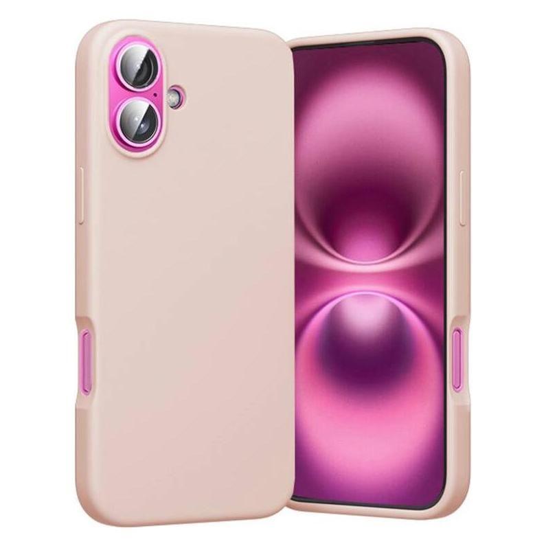 Capa de Proteção VENTION KUHP0-20 (iPhone 16 Plus - Silicone líquido - Rosa)