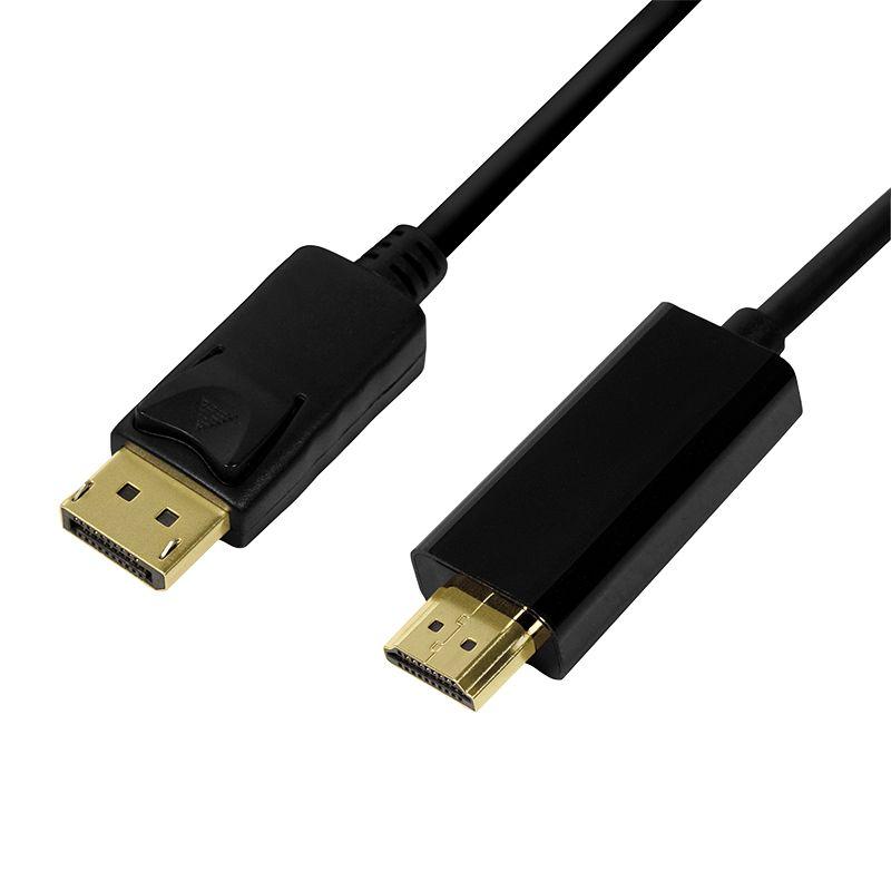 Cabo de Vídeo LOGILINK CV0126 (1 m - HDMI Type A - Preto)