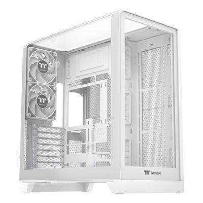 Caixa PC THERMALTAKE View 390 TG (ATX, Mini-ITX, Micro ATX - Midi Tower - SPCC, Vidro temperado - Branco)