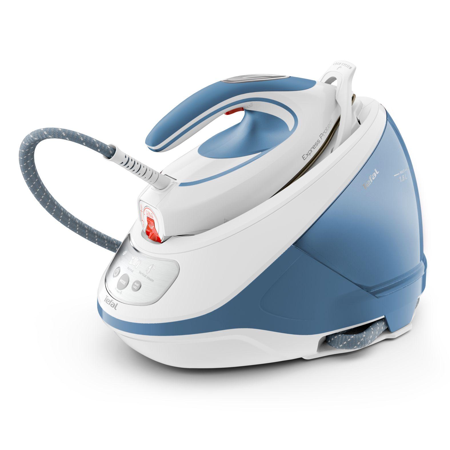Centro de Engomar TEFAL SV9202E0 (2800 W - 1,8 l - 7,5 bar - Branco e Azul)