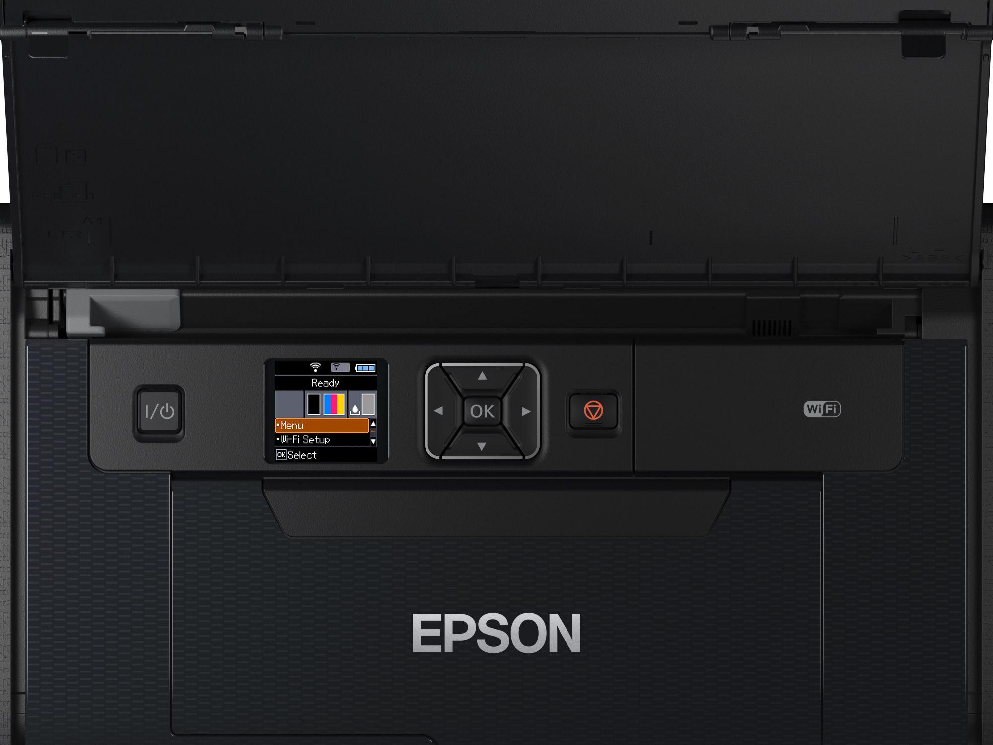 Impressora Jato de Tinta Portátil EPSON WorkForce WF-110W (A4 - 20 folhas - Wi-Fi, Wi-Fi Direct, USB - Preto) — miniatura 13