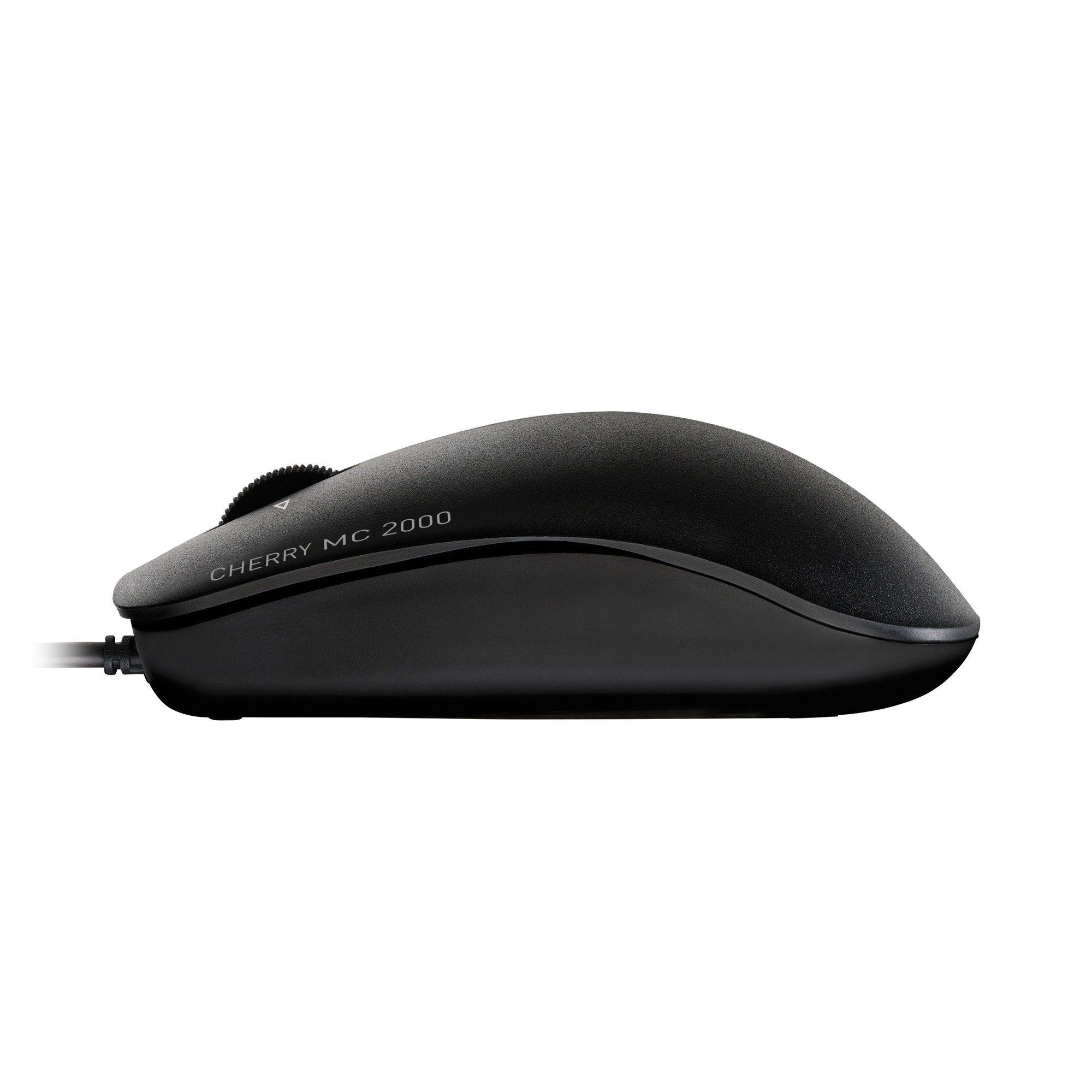Rato CHERRY MC 2000 JM-0600-2 (Ambidestro - 1600 DPI - IR LED - Preto) — miniatura 2