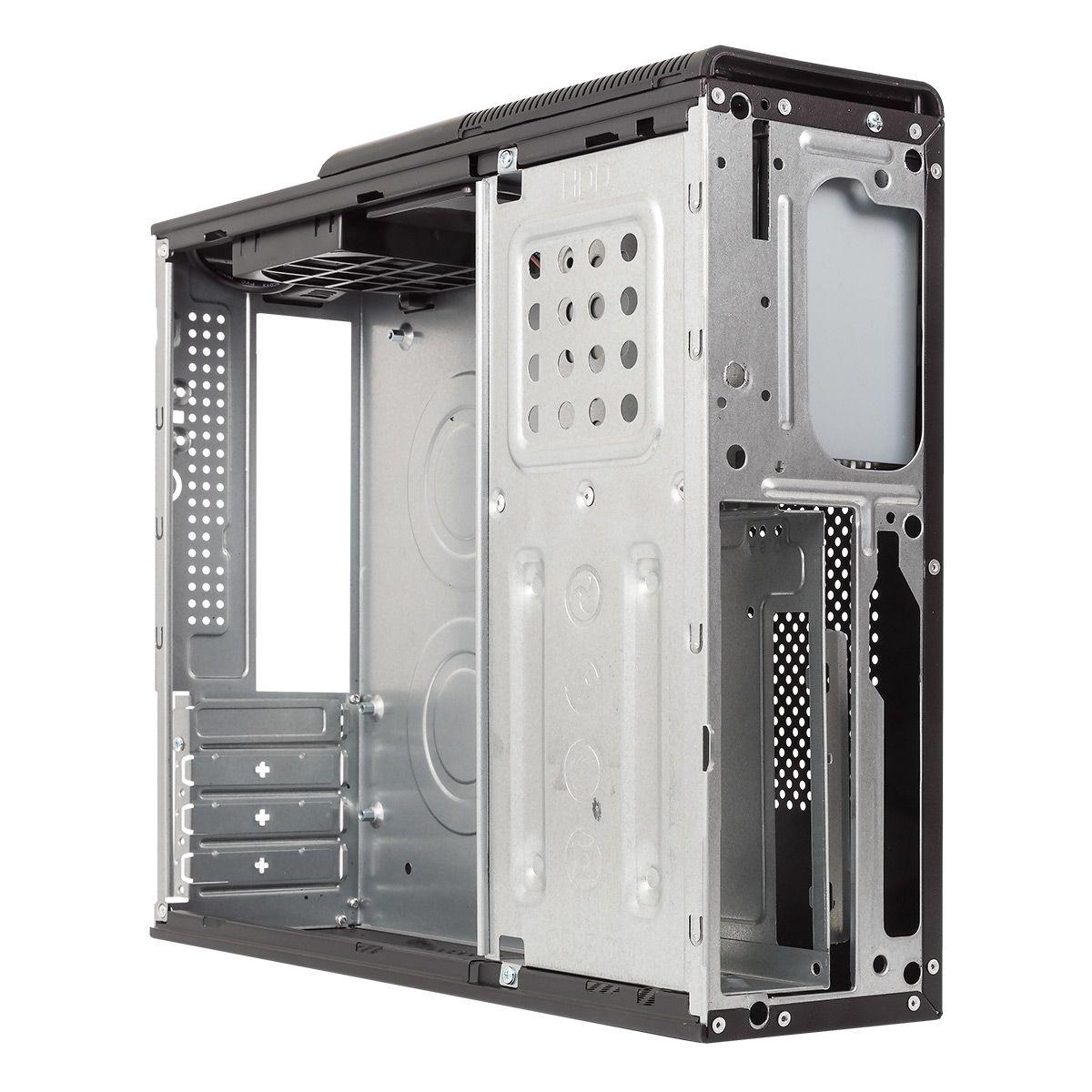 Caixa PC Slim UNYKACH K2010 (ITX, microATX - microATX - 450 W - Preto) — miniatura 5