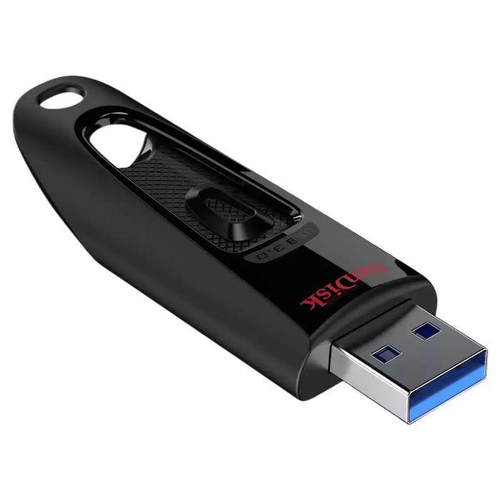 Pen USB SANDISK Cruzer Ultra (64 GB - USB 3.0 - USB 3.2 Gen 1 - Preto), miniatura 2