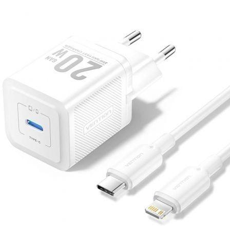 Carregador de Parede VENTION TZ-FEPW0-EU-02 (20 W - Até 20 W - Branco)