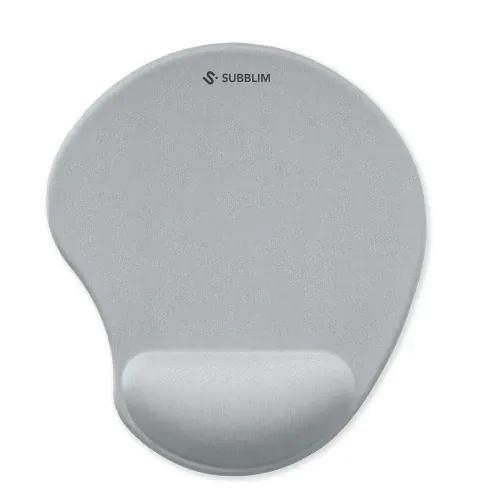 Tapete de Rato Ergonómico SUBBLIM ERGO NEOGEL S (Poliuretano - 2 cm - Prateado)