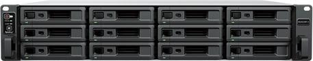NAS SYNOLOGY RS2423RP+II (8 GB - 12 baias - Preto)