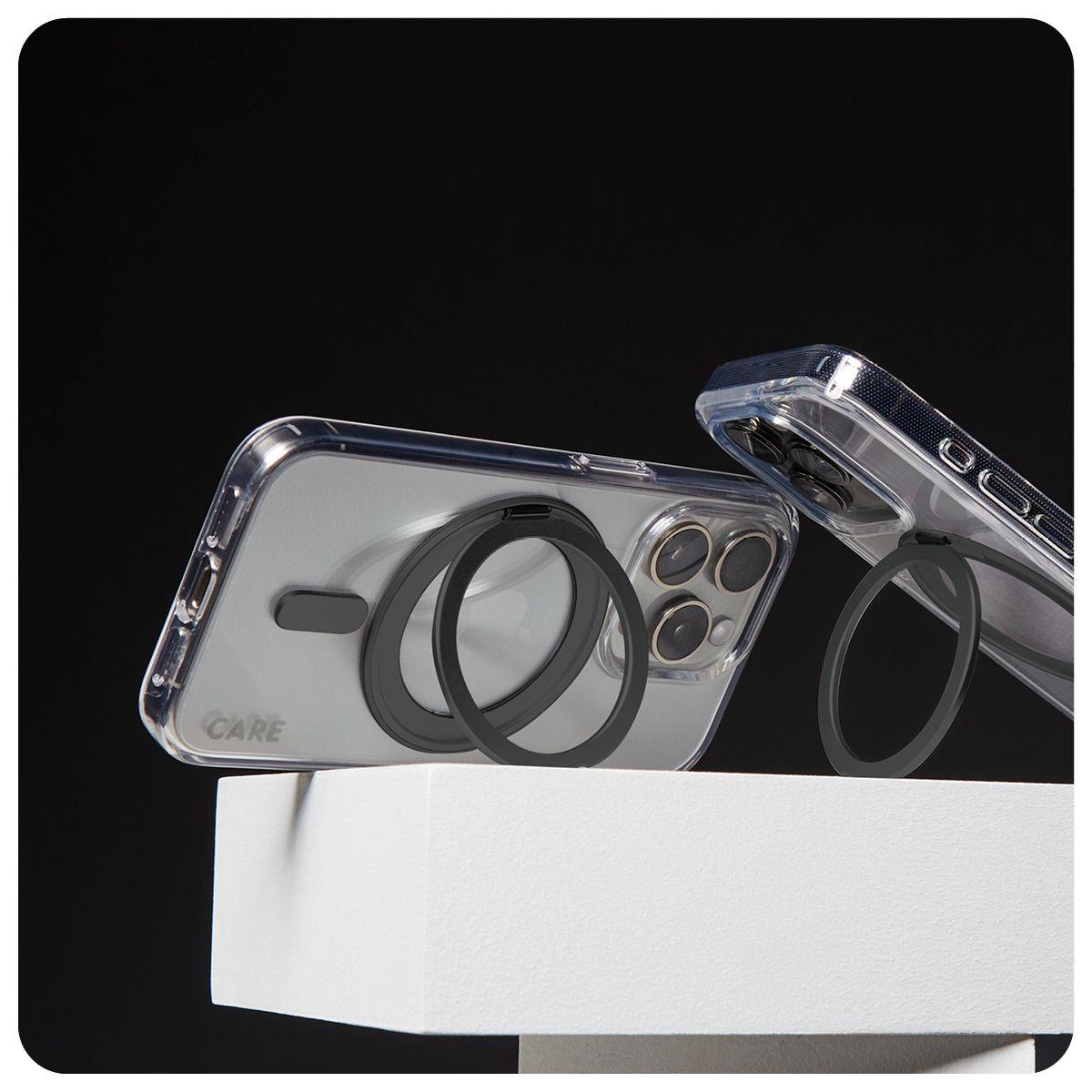 Capa PANZERGLASS CARE Case Feature Black Kickstand MagSAFE iPhone 16 (Apple iPhone 16 - Apple - Preto) — miniatura 5
