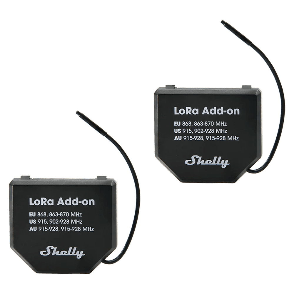 Módulo de Comunicação LoRa SHELLY LoRa Add-on (Preto)