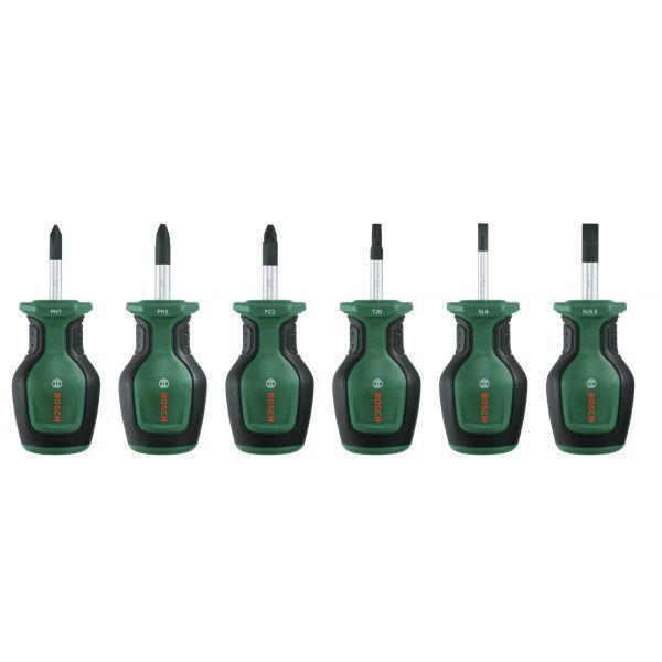 Conjunto de Chaves de Fendas Curtas BOSCH 1600A032UJ (Preto e Verde), miniatura 2