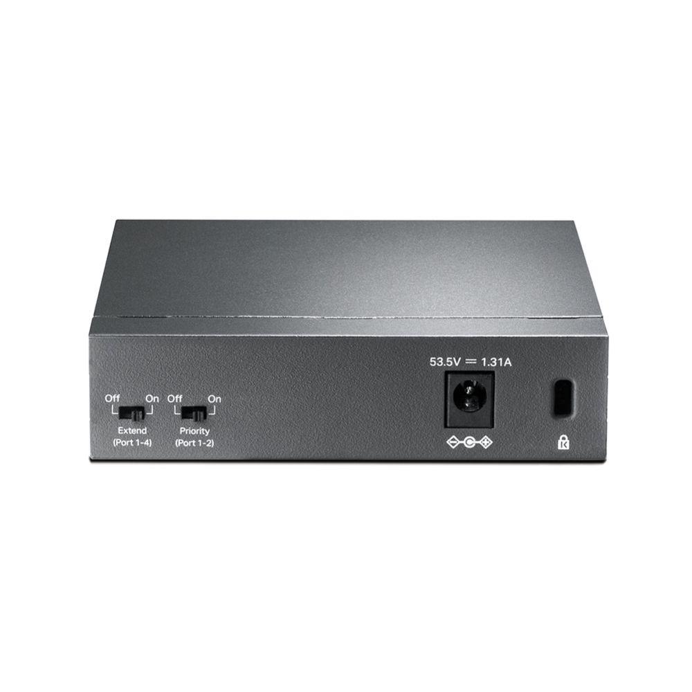 Switch de Rede TP-LINK TL-SF1005P (Fast Ethernet - 1 Gbit/s - Preto), miniatura 3