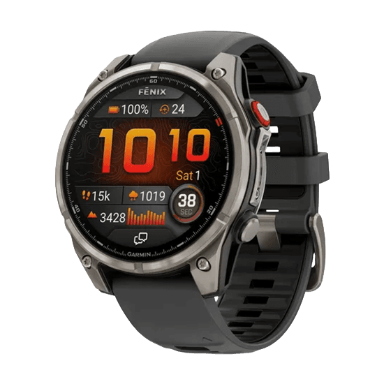 Relógio GPS Multidesportivo GARMIN fēnix 8 Pro (Redondo - Android, iOS - AMOLED - Cinzento/Titânio)