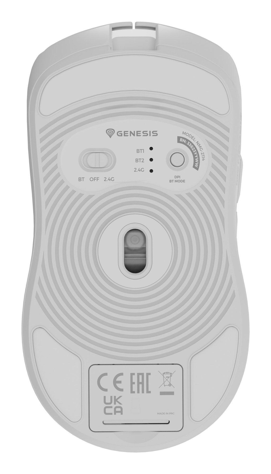 Rato GENESIS Zircon 500 (Mão direita - 10000 DPI - Ótico - Branco), miniatura 4
