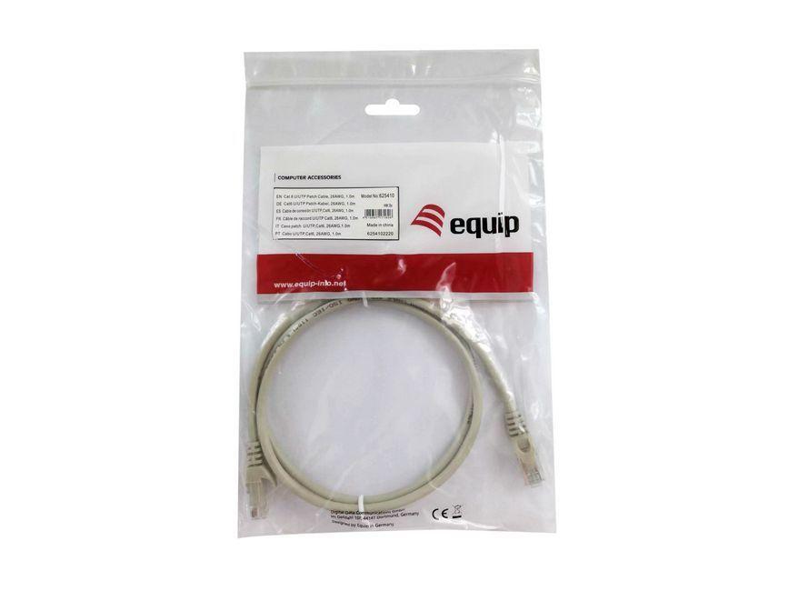 Cabo de Rede EQUIP 625410 (1 m - Cat6 - RJ-45 - Bege) — miniatura 4