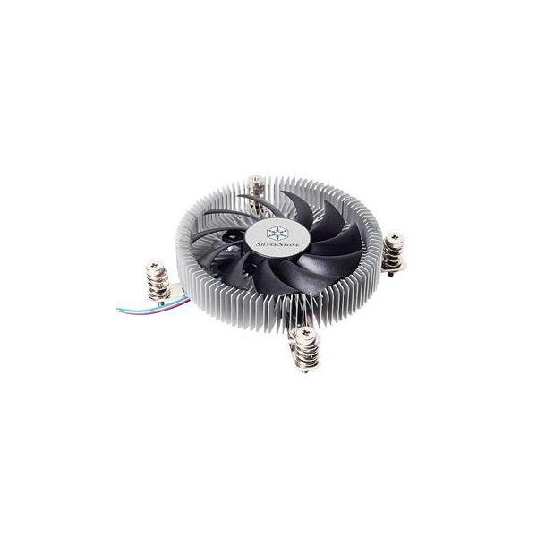 Cooler de CPU SILVERSTONE TECHNOLOGY SST-NT07-115x (80 mm - 3400 RPM - Altura 2,3 cm - Preto/Metálico)