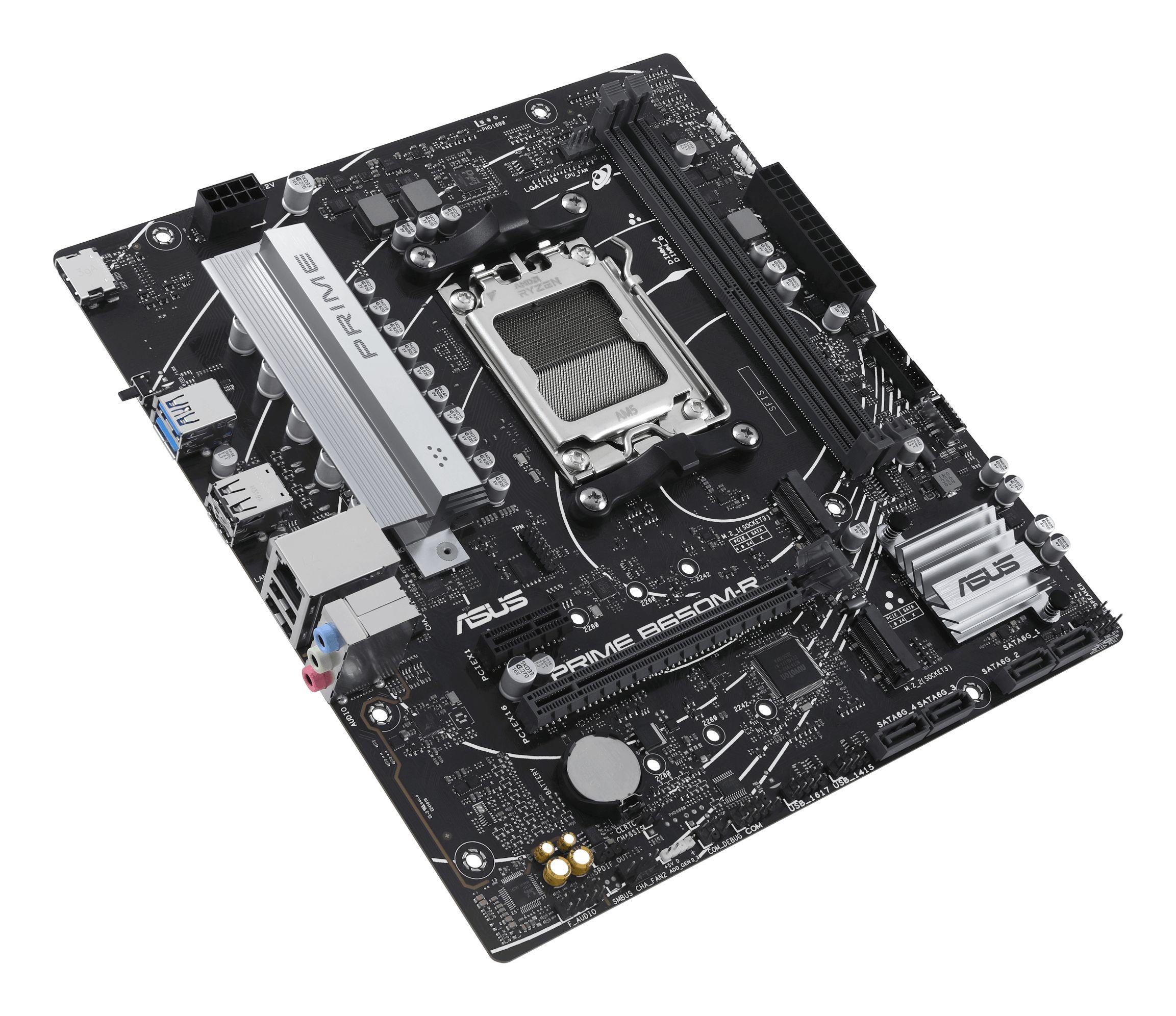 Motherboard ASUS PRIME B650M-R (AM5 - micro ATX - Duplo canal - Preto), miniatura 5