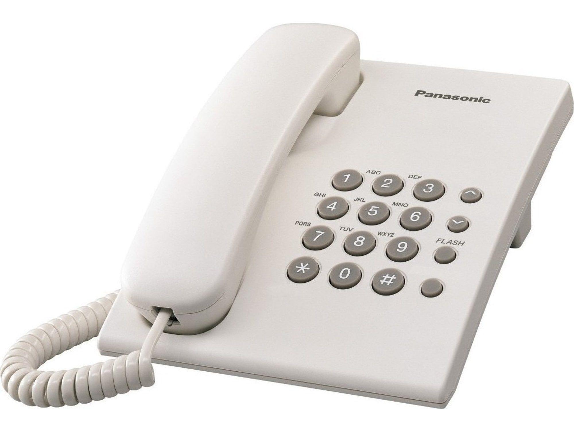 Telefone com Fios PANASONIC KX-TS500EXW (Branco)