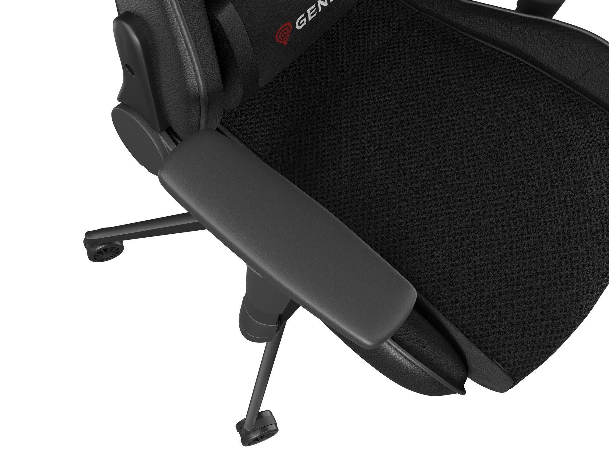 Cadeira Gaming GENESIS Nitro 440 G2 (120 kg - 7 cm - Tecido, Imitação de pele - Preto/Cinzento) — miniatura 5