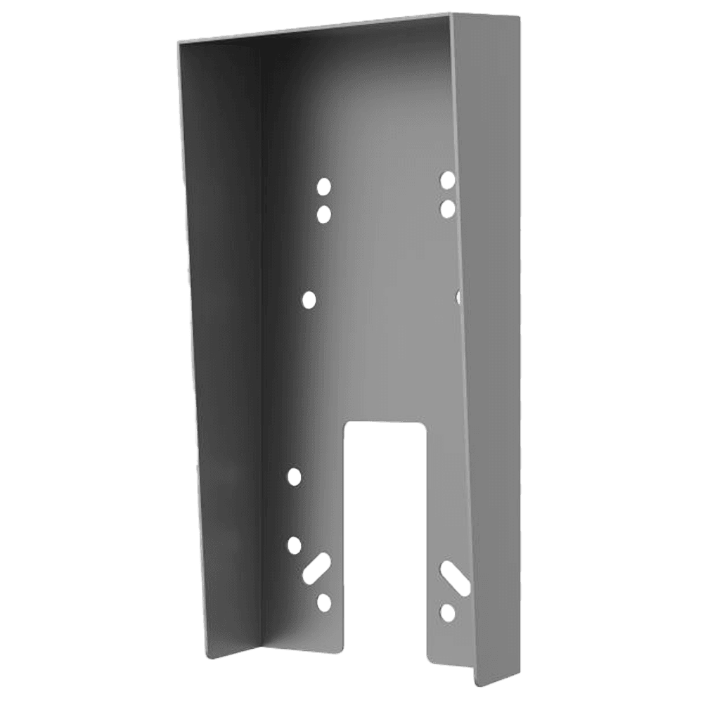 Suporte de Parede para Controlo de Acesso HIKVISION DS-KAB344-S1 (Com Viseira - 178 x 85 x 42 mm - Cinzento)