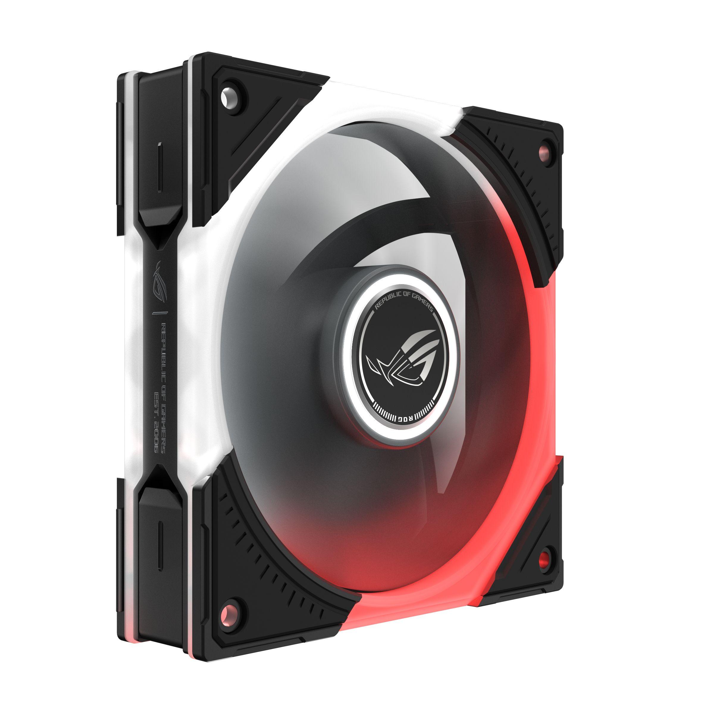 Conjunto de Ventoinhas para Caixa de Computador ASUS ROG Eurux GR120 ARGB Reversa (Preto e Branco), miniatura 10