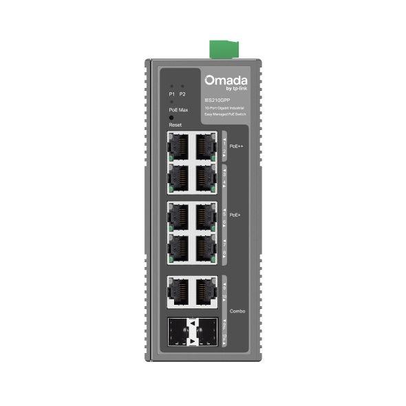 Switch Industrial TP-LINK IES210GPP (Gigabit Ethernet - 4000 MB - 20 Gbit/s - Cinzento) — miniatura 2