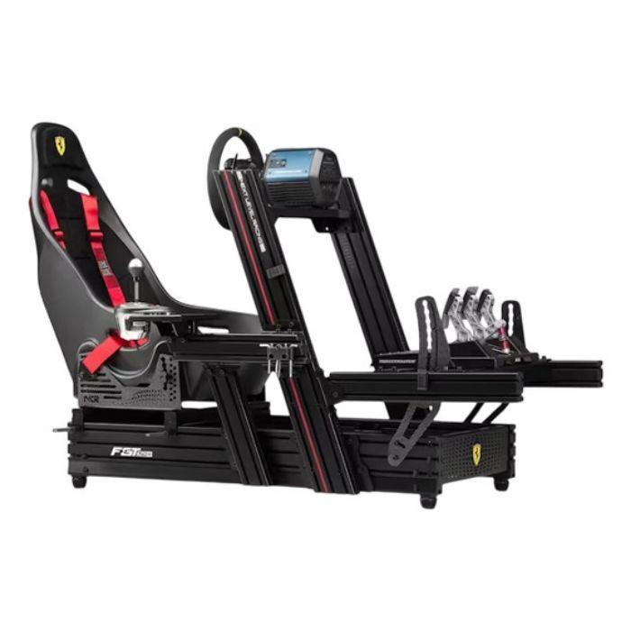Cockpit NEXT LEVEL RACING F-GT ELITE 160 Scuderia Ferrari Wheel Plate Edition (Prateado), miniatura 3