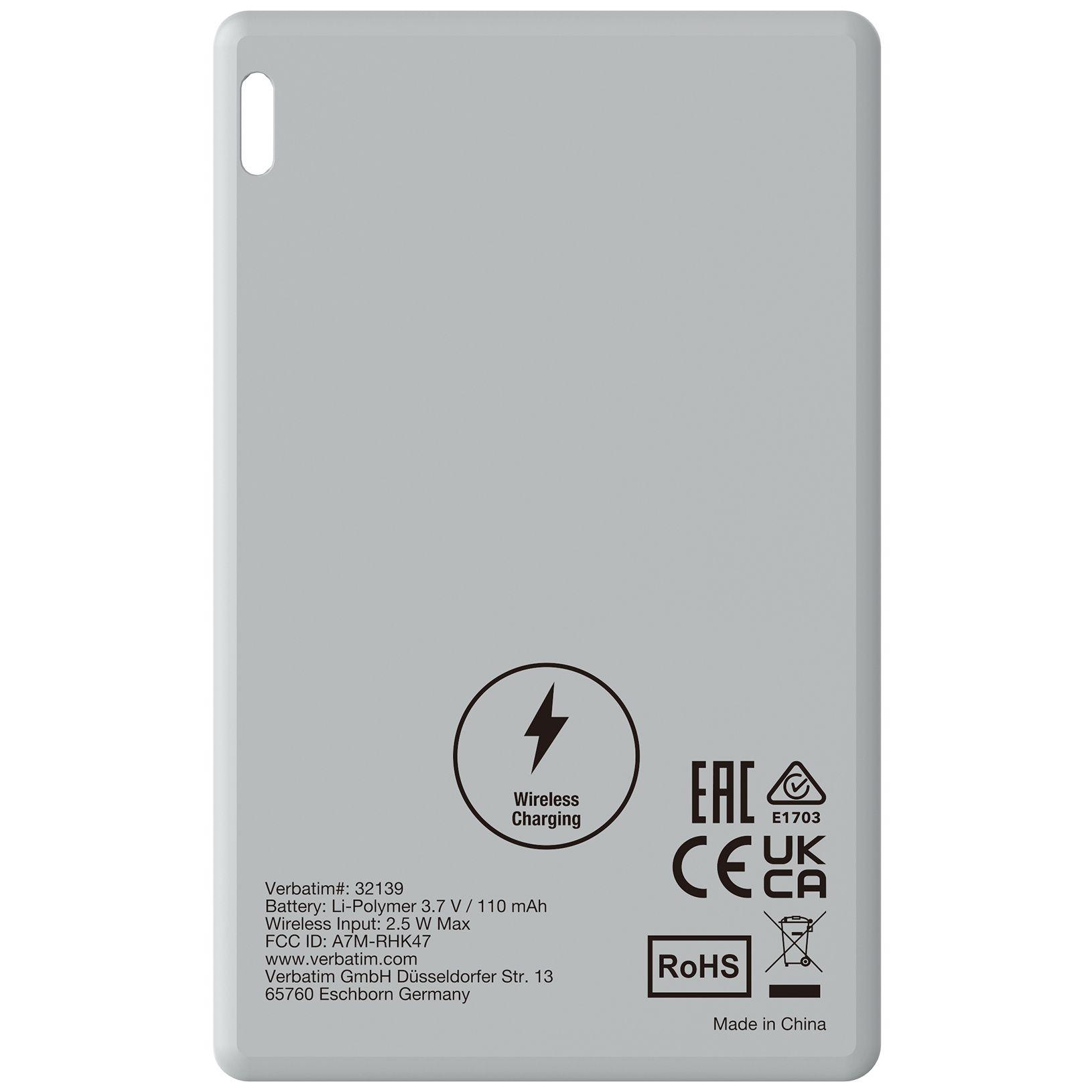 Localizador de Cartões VERBATIM My Finder Card Tracker (1440 h - iOS - Prateado), miniatura 5