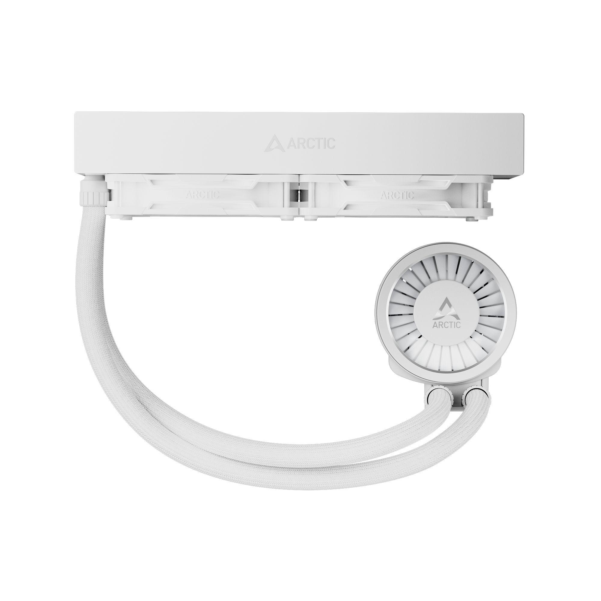 Refrigeração Líquida All-in-One ARCTIC Liquid Freezer III Pro 240 A-RGB (120 mm - 2 ventoinhas - 3000 RPM - Branco) — miniatura 3