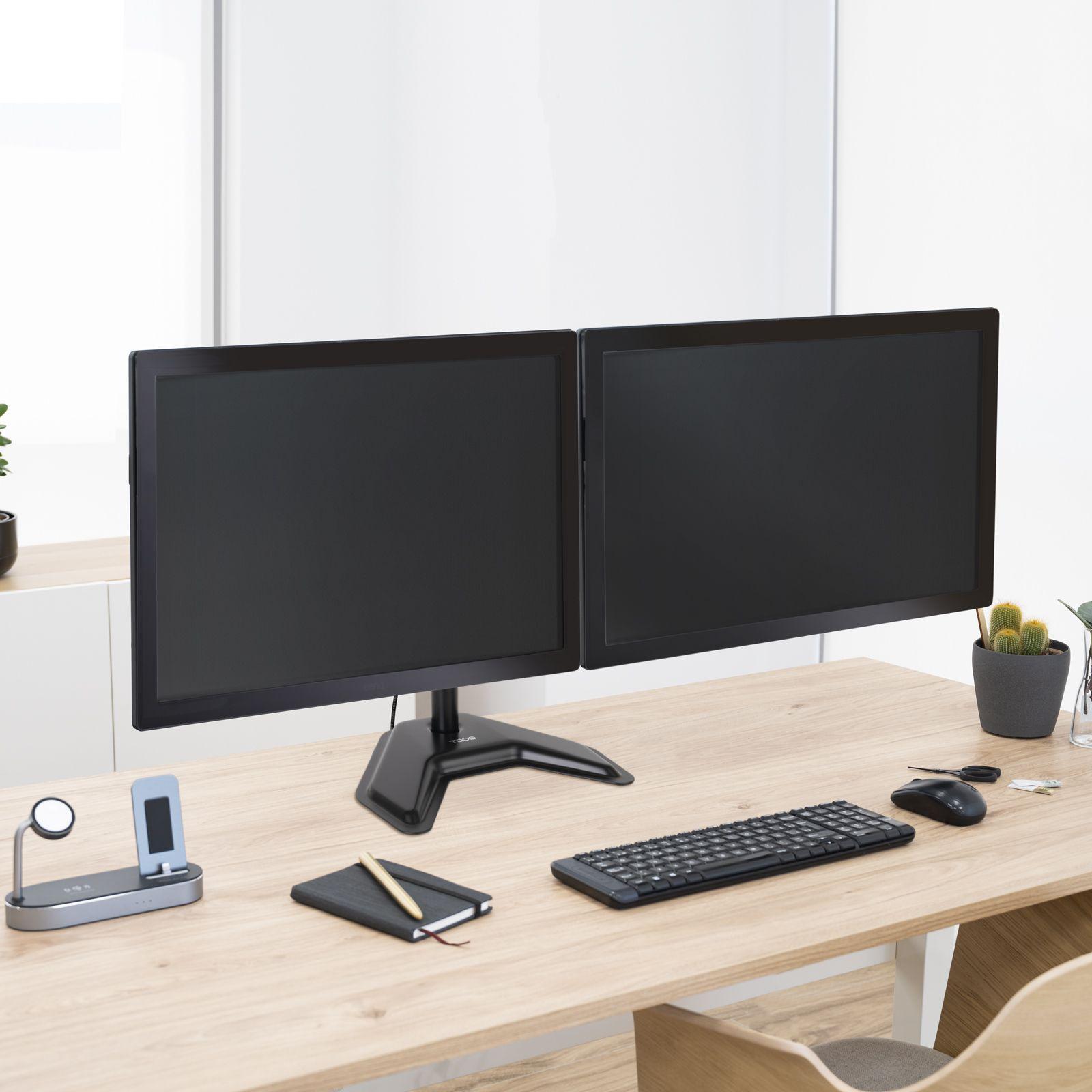 Suporte de Monitor TOOQ DB1702TN-B (2 Monitores 17-32" - Até 10 kg por Monitor - Preto), miniatura 5