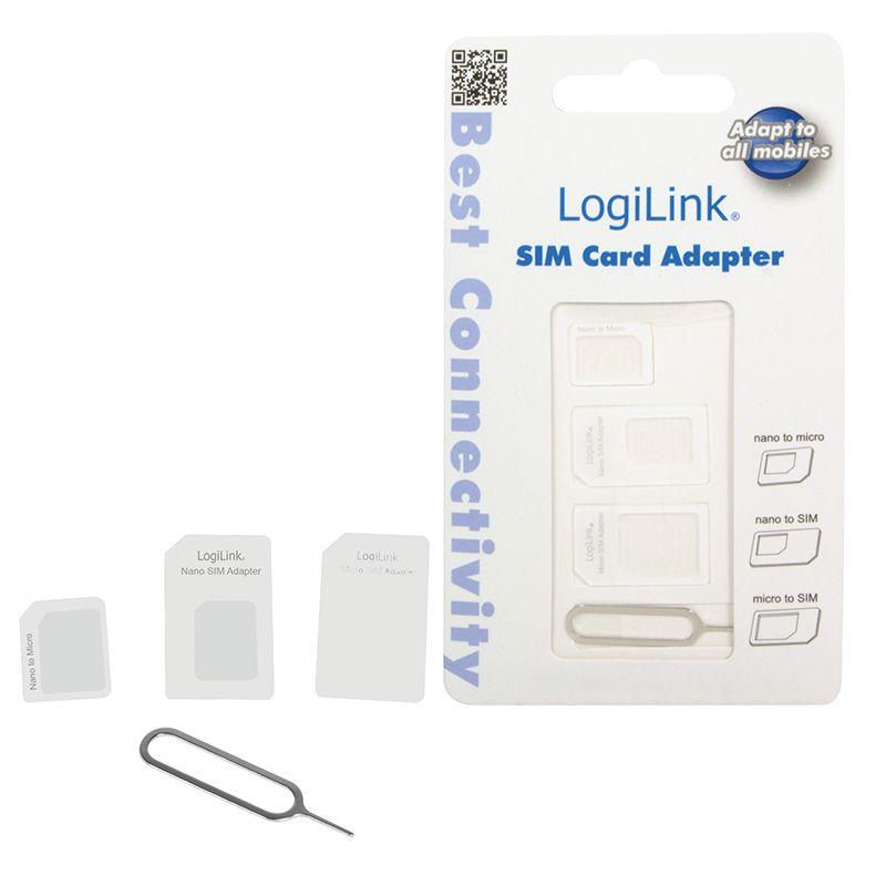 Adaptador de Cartão SIM LOGILINK AA0047 (Branco), miniatura 7