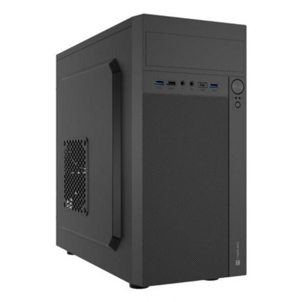 Caixa Mini Tower NATEC Helix USB-C (Micro ATX, Mini-ITX - Mini Tower - 14,8 cm - Preto) — miniatura 2