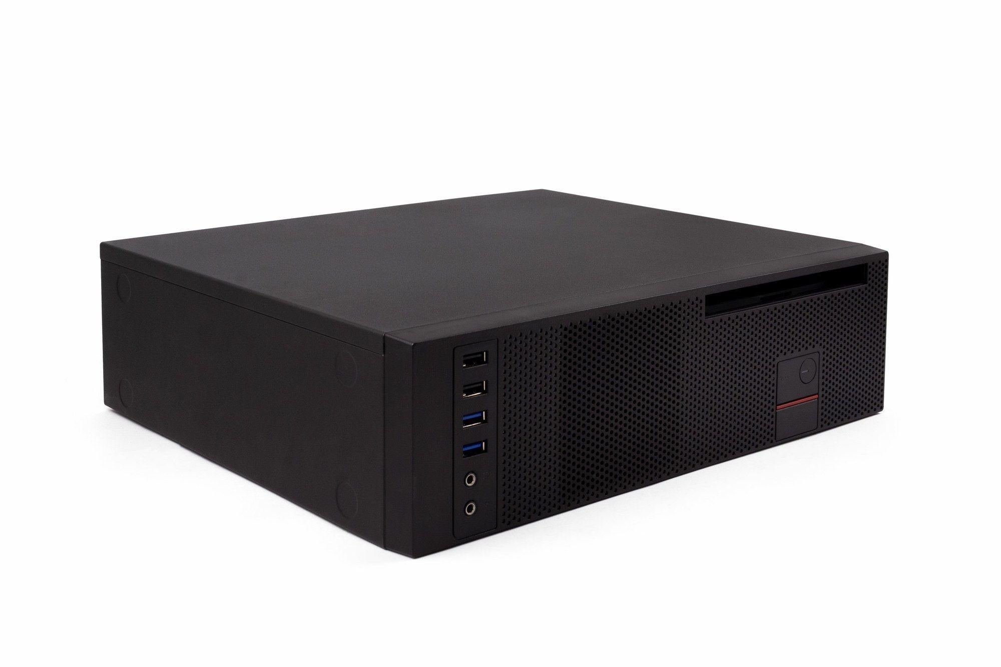 Caixa PC COOLBOX T360 Slim (Micro ATX, Mini-ITX - TFX - 300 W - Preto) — miniatura 3