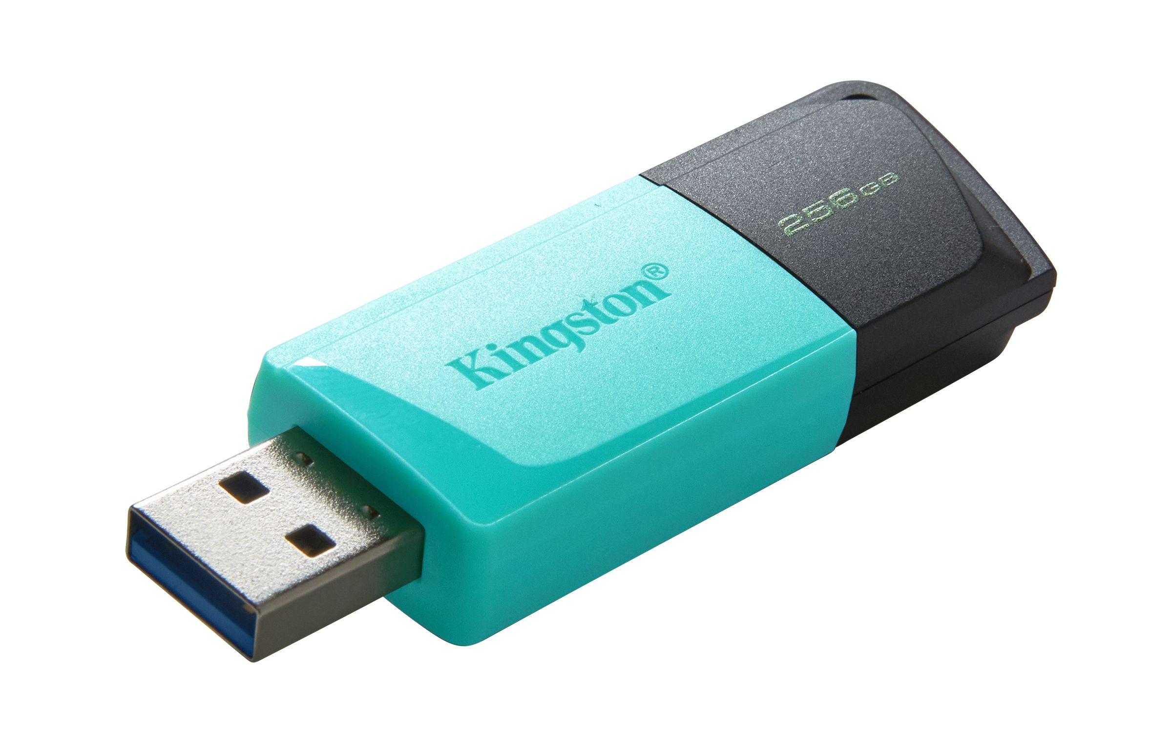 Pen USB KINGSTON DataTraveler Exodia M (256 GB - Deslizante - USB Tipo-A - Preto e Turquesa) — miniatura 5