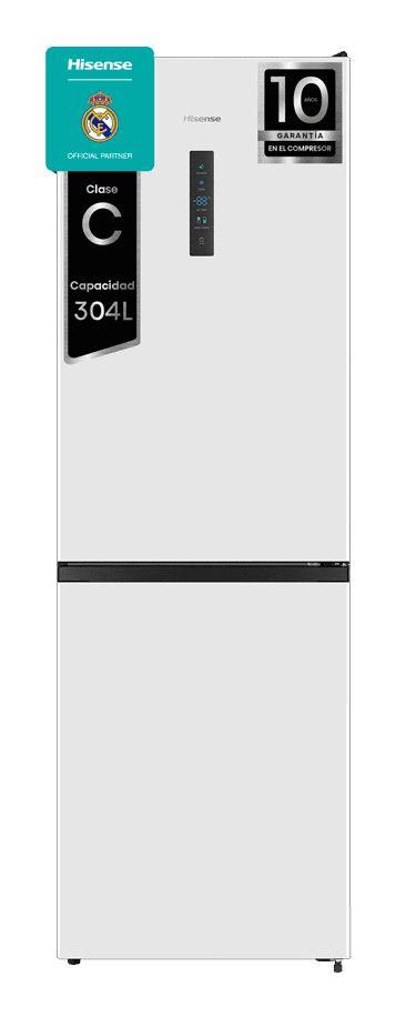 Frigorífico Combinado Independente HISENSE RB390N4BWC (304 L - 186x59,5x59 cm - 60 cm - Branco)