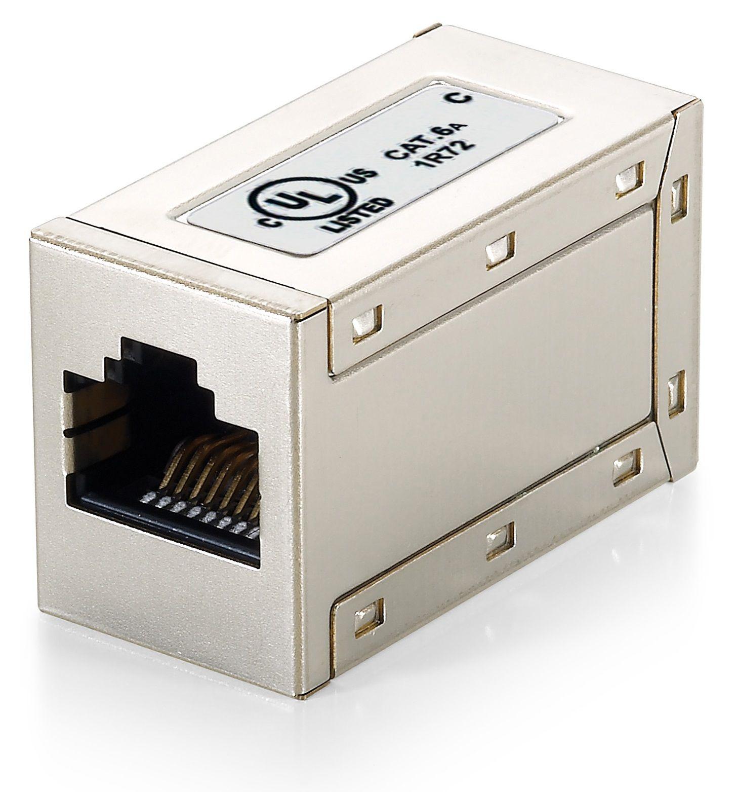 Acoplador RJ45 EQUIP 221169 (RJ-45 - Cat6a - Metálico)