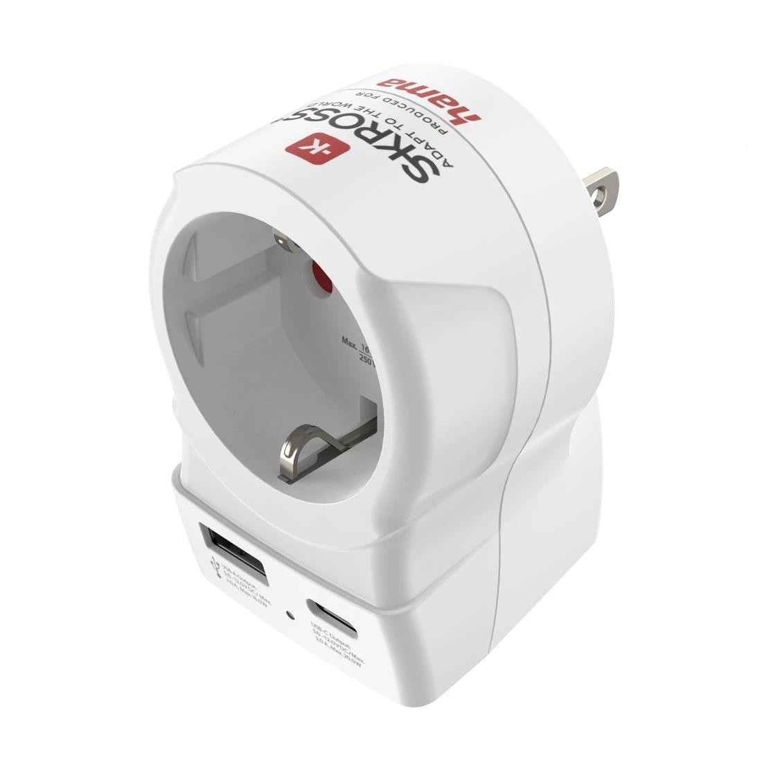 Adaptador de Viagem HAMA 00223479 (Branco) — miniatura 2