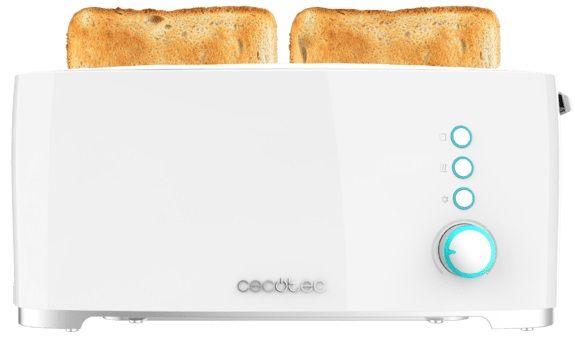Torradeira CECOTEC Toast&Taste Extra W (1000 W - 2 fatias - Plástico - Branco), miniatura 2